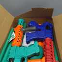 Marlrin Shooting Games Toys for Age 5 6 7 8 9 10+ Year Old Boys, Kids Toy Sports & Outdoor Game with Moving Shooting Target & 2 Popper Air Toy Guns & 24 Foam Balls, Gifts for Boys and Girls