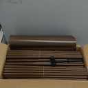 ROJASOP Shoe Rack Organizer, 8-Tier Metal Shoe Rack for Closet Entryway Garage, 26-32 Pairs Tall Shoe Boot Storage Shelf with 15 Hooks, Stackable Large Shoe Stand, Brown