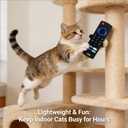 2 x Kitten Chew Toy Black - Durable Indoor Cat Chew Toy, Stops Destructive Chewing