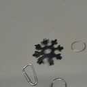 Stocking Stuffers for Adults Men Dad Gifts, Multi Tool 1 Pack 18 in 1 Black Snowflake Hand Tools Christmas Gifts for Men Dad Husband Outdoors Camping Portable Bottle Opener Flat Screwdriver Kit Wrench