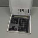 HoRiMe Number Pad for Laptop - Rechargeable Wireless Number Keypad 34 Keys with Dual Bluetooth, 2 in 1 Numeric Keypad Calculator with Display - Portable Slim Numpad for Windows, Mac, iMac, PC, Tablet