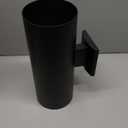Kichler Cylinders 15" 2-Light Outdoor Cylinder Wall Sconce in Black, (15" H x 5.75" W), 9246BK