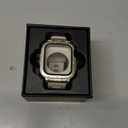 Goton 3 in 1 Waterproof Case with Band for Apple Watch with Built-in Tempered Glass Screen Protector 45mm, 360 Shockproof Bumper Face Cover with Band for Apple Watch Series 9/8/7, 45mm (Starlight)