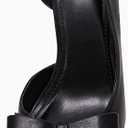 Womens Bow Heels Closed Pointed Toe Dress Shoes Stiletto Slip on Wedding Pumps (Black), 10