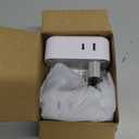 2 Pack European Plug Adapter USB C, TESSAN US to Europe Adapter 4 Outlets 3 USB Charger, Type C International Power Adaptor to Italy Spain France Portugal Iceland Germany, Europe Travel Essentials