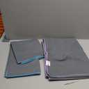 Eunzel Quick Dry  Towel, Microfiber Travel Towel 2 Pack,Fast Drying Towel Set for Camping, Beach, Gym, Sports, Yoga & Swimming Pool, Grey