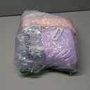 HOMEXCEL 5 Pack Microfiber Hair Towels - 40 x 20 inches Super Soft, Fast Drying Turbans for Long, Thick, Curly Hair - Anti Frizz Wrap with Elastic Strap (Multicolor)