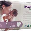 Bambo Nature Premium Baby Diapers - French/English Packaging, Size 1, 216 Count