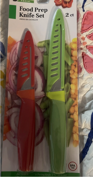 2 Pcs Food Prep Culinary Fresh - (Stainless Steel) Pairing & Culinary Knife