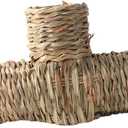 Hand Woven Hamster Tunnel for Pets Guinea Pig Hideaway Tube Chinchilla and Squirrel Tunnel House for Chewing and Relief