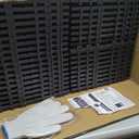 36 sq. ft Plastic Interlocking Deck Tiles, 36 Pack Patio Deck Tiles Waterproof Outdoor Flooring 12" x 12"All Weather Uses for Porch Poolside Balcony Backyard Pathway, Charcoal Gray