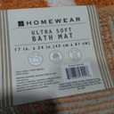 Home Wear Ultra Soft Bath Mat 17x24inch