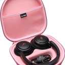 LTGEM Case Compatible with Anker Soundcore Life Q20 / Q20i / Q30 Hybrid Active Noise Cancelling Headphones, Pink
