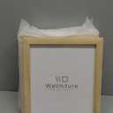 upsimples 8x10 Picture Frame Set of 5, Display Pictures 5x7 with Mat or 8 x 10 Without, Wall Gallery Photo Frames, Natural