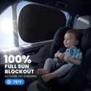 Nmoiss 2 Pack Car Window Shade Small, [Enjoy Sun Protection & Driving Safety] Suitable for Front and Rear Side Windows, Sun Blocker for Baby | Car Window, Sun Protection