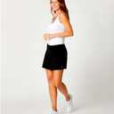 SOFIBELLA UV Staples 14 in Womens Tennis Skirt (Black, XS)