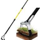 Garden Hoe Tool, 49 Inch L Shaped Hoe Garden Tools with Adjustable Long Handle for Weeding, Loosening Soil,Trenching, Heavy Duty Crack Crevice Weeding Hoe Hand Garden Tools for for Gardening Planting