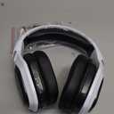 Ozeino 2.4GHz Wireless Gaming Headset for PC, Ps5, Ps4 - Lossless Audio USB & Type-C Ultra Stable Gaming Headphones with Flip Microphone, 40-Hr Battery Gamer Headset for Switch, Laptop, Mobile, Mac (Black and White)