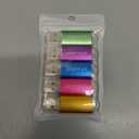 EASTFUN 5Pcs 8GB USB Flash Drive USB 2.0 Flash Memory Stick Thumb Stick Pen(Five Mixed Colors: Blue Purple Rose Green Gold)