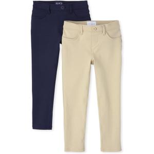 The Children's Place Girls Ponte Knit Pull on Jeggings (6-7, Sandy/Tidal 2 Pack)