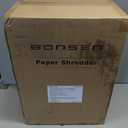 BONSEN 150-Sheet Autofeed Paper Shredder Heavy Duty, 60 Mins Micro-Cut Shredder for Office, 6 Gal Large Capacity Bin P-4 High Security Commercial Document Shredders for Home Office S3114