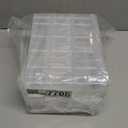 3-Tier Diamond Painting Storage Container, 150 Slots Portable Bead Organizer Box, Stackable Crafts Organizers for DIY Diamond Art Craft Jewelry Bead Storage