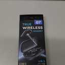 COTOE Bluetooth Headset V5.3, Wireless Earpiece with 500mAh Charging Case 72 Hrs Talking Time Hand-Free Headphones with Noise Canceling Mic for Office/Driving/Business/Trucker,Black