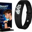 Vibrating Alarm Wristband Effective Alarm Clocks for Deep Sleepers Heavy Sleeps Wrist Silent Vibration Watch Extremely Wake up Clock Wearable Band that Won't Wake Partner for Deaf Sleeper