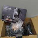 Electric Tea Kettle, INTASTING Glass Electric Kettle with tea Infuser and Precise knob temperature control, 1200W Fast Heating, BPA-Free, Easy to Clean, for Tea and coffee, 1 Liter (Dark Gray)