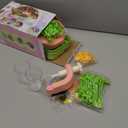 SLTBEH Fabric Flower Bouquet Arts Craft Kit for Kids Ages 3-12 | DIY Flower Market Toy | Educational STEM Activity, Birthday Christmas Gifts for Girl Toddler 3-9 Years Old (Pink)