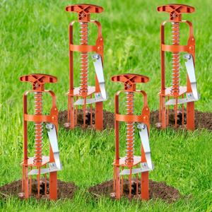 4 Pack Mole Trap for Lawns, Plunger Style Mole Killer, Alloy Steel Mechanical Gopher Vole Traps, Gopher Trap for Outdoor Yard Garden, Easy Quick Capture and Reusable