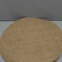 Round Burlap Placemats Set of 30 Boho Braided Table Mats Rustic Farmhouse Woven Placemat Brown Circle Heat Resistant Jute Placemats for Wedding Party Kitchen Dining Table Decor - 12 Inch Brown