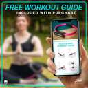 URBNFit Pilates Ring - 12" Magic Circle w/Dual Grip, Foam Pads for Inner Thigh Workout, Toning, Fitness & Pelvic Floor Exercise - Yoga Rings w/Bonus Exercise Guide (Black)