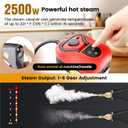 Saker Steam Cleaner for Home,6-Level Adjustable Steamer for Cleaning,Portable Handheld Steam Cleaner,Portable Steamer for Living Room,Kitchen,Bathroom Cleaning