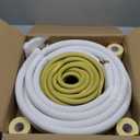 25 Ft Mini Split Line Set.Air Conditioner Copper Tubing Pipes Extension Set, 1/4" & 3/8" 3/8" PE Thickened for AC and Heating Equipment Insulated Coil Line Set HVAC Refrigerant with Nuts. (1/4+3/8)