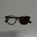 SOJOS Small Round Classic Polarized Sunglasses for Women Men Vintage Style UV400 Lens MAY SJ2113