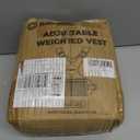 ZELUS Weighted Vest, 6lb/ 8lb/ 12lb/ 16lb/ 20lb/ 25lb/ 30lb Weight Vest with Reflective Stripe for Workout, Strength Training, Running, Fitness, Muscle Building, Weight Loss, Weightlifting, Black(6 lb)