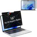 MUBUY-GOL Magnetic Privacy Screen Protector for 16 Inch 16:10 Aspect Ratio Screen Anti-Spy, Anti-Glare, Anti-Blue Light Protection, Enhanced Screen Clarity & Scratch Guard