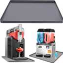 Slushie Machine Mat Margarita Machine Silicone Mat, Table Mat for Ninja Frozen Drink Maker, Slushy Machine Tray Cocktail Machine Soft Silicone Drip Pan, Non-Slip Waterproof Slush Pad 23.6''x19.7''