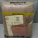 Bedsure 100% Cotton Oversized King Blanket for Spring Summer, Waffle Weave Couch Cover California King Blanket, Thin Lightweight Breathable Bedding Gifts for Women, Men, Teens, Coffee Brown, 120"x94"