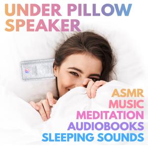 Pillow Speaker  'Drowsie Flexi' - Grey - Enjoy Going to Sleep & Wake Up Refreshed, Invigorated & Energized - Perfect for Sleeping Sounds, Audiobooks from Apps Like: Calm, Spotify, Audible