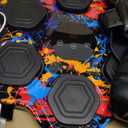 Music Boxing Machine, Smart Bluetooth Boxing Machine with Gloves, Wall Mounted Music Punching Trainer for Kids Adult, LED Electronic Boxing Workout Target with 9 Modes & 9 Speeds (Colorful)