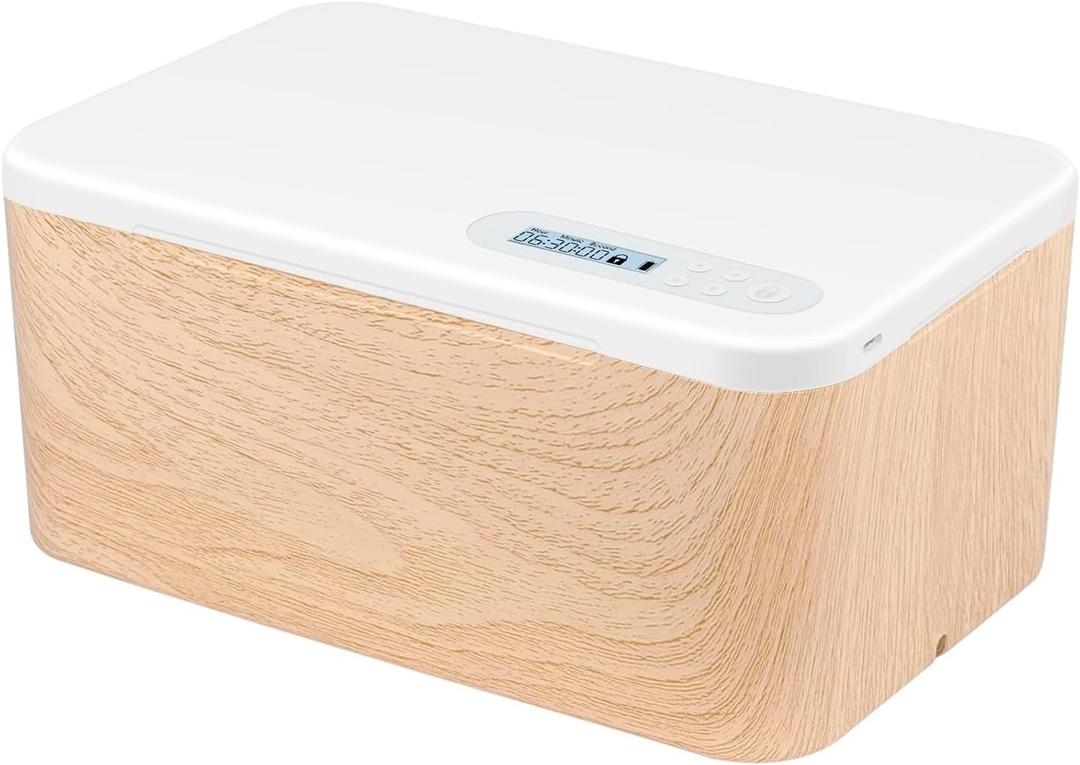 Self-Control Phone Locker, Time Locking Container Storage Box for Addiction Management, Large Capacity Design, Resist Temptation and Develop Good Habits, for Kids