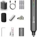 Ultrasonic Cutting Knife, 40 kHz Handheld Ultrasonic Knife, Ultrasonic Cutter Equipped with 50 Replacement Blades, 5 Adjustment Levels,Suitable for 3D Printed Models, Plastics, Wood(No Battery)