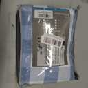Amzdecor Blue White Buffalo Plaid Full Blackout Curtains 84 Inches Long, 52"W x 84"L