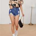 Women's Tie Dye Crop Tops Short Sleeve Crew Neck Cropped T Shirts Streetwear (S)