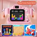 Kids Camera, Toddler Camera for Age 3-8, 48MP Dual Lens Selfie Camera for Kids, 1080P HD Video Recording Digital Camera, Christmas Birthday Gifts for Boys Girls