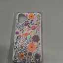 Compatible for iPhone 16 Plus Case Cute with Card Holder Shockproof Slim Slot Phone Wallet Cover for Women/Watercolor Summer Blooming Floral Flower Meadow Natural