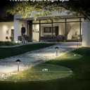 LEONLITE 12-Pack LED Low Voltage Landscape Lights, 3W Cast-Aluminum 12-24V Pathway Light, 4000K Cool White Waterproof Path Lights, ETL Listed Landscape Lighting Wired for Yard Lawn, Bronze