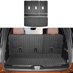 Cargo Mat Compatible with 2022-2025 Chevy Tahoe/GMC Yukon Cargo Liner Backrest Liner Seatback Protector for Chevrolet Tahoe/GMC Yukon Accessories(22-25 Tahoe/Yukon)